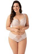 Romantic big cup bra, lace inlays, flowers, B to K-cup